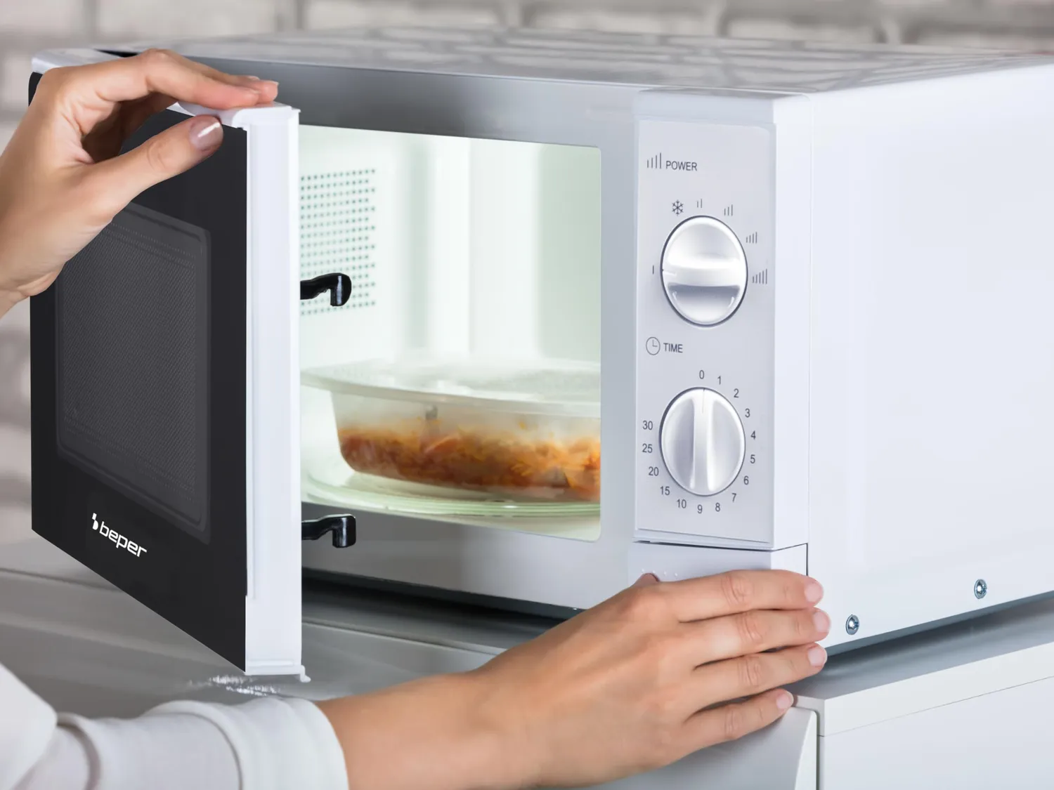 Beper BF.570 micro-ondes 20L 700W sans grill blanc
