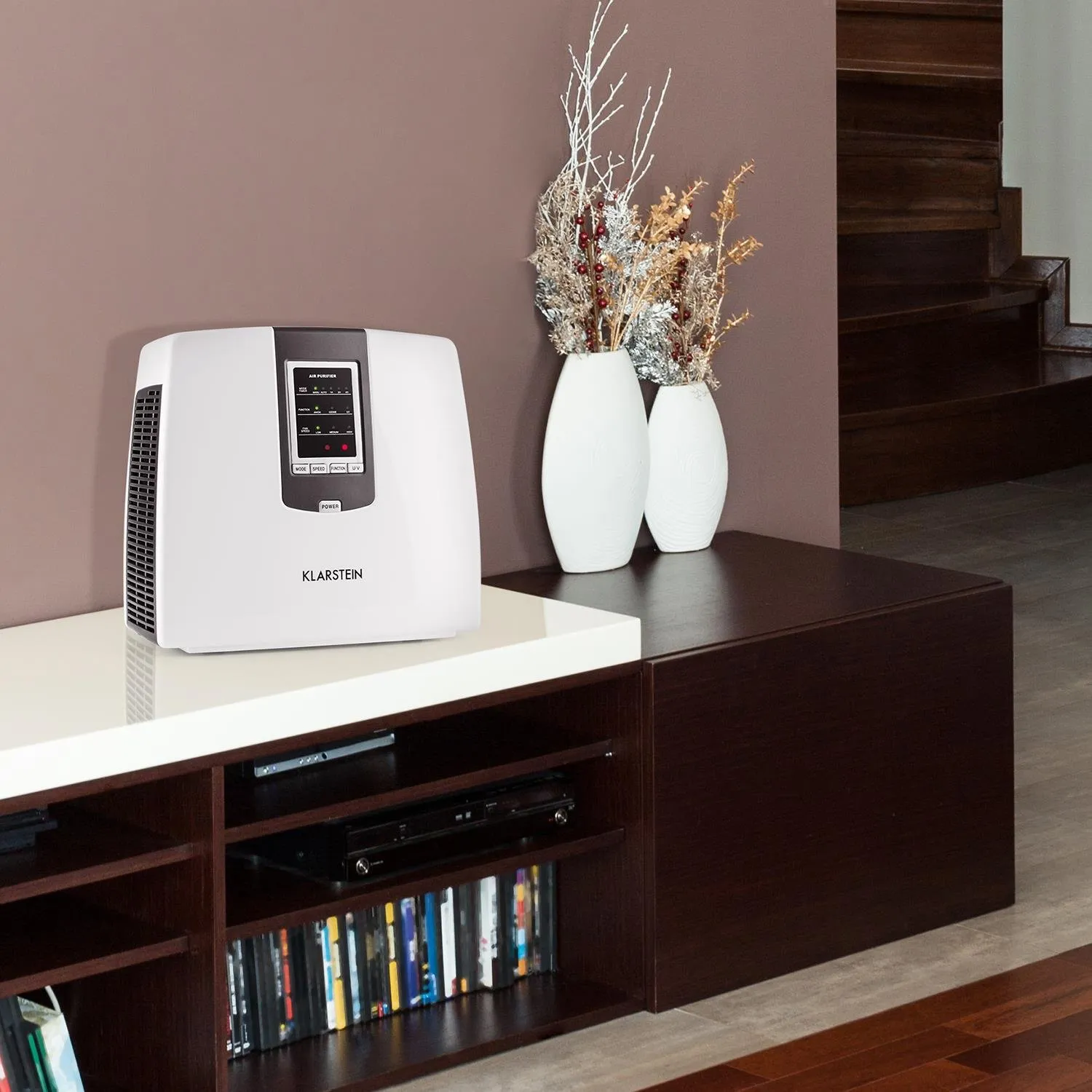 Klarstein Tramontana purificateur d'air blanc HEPA UV
