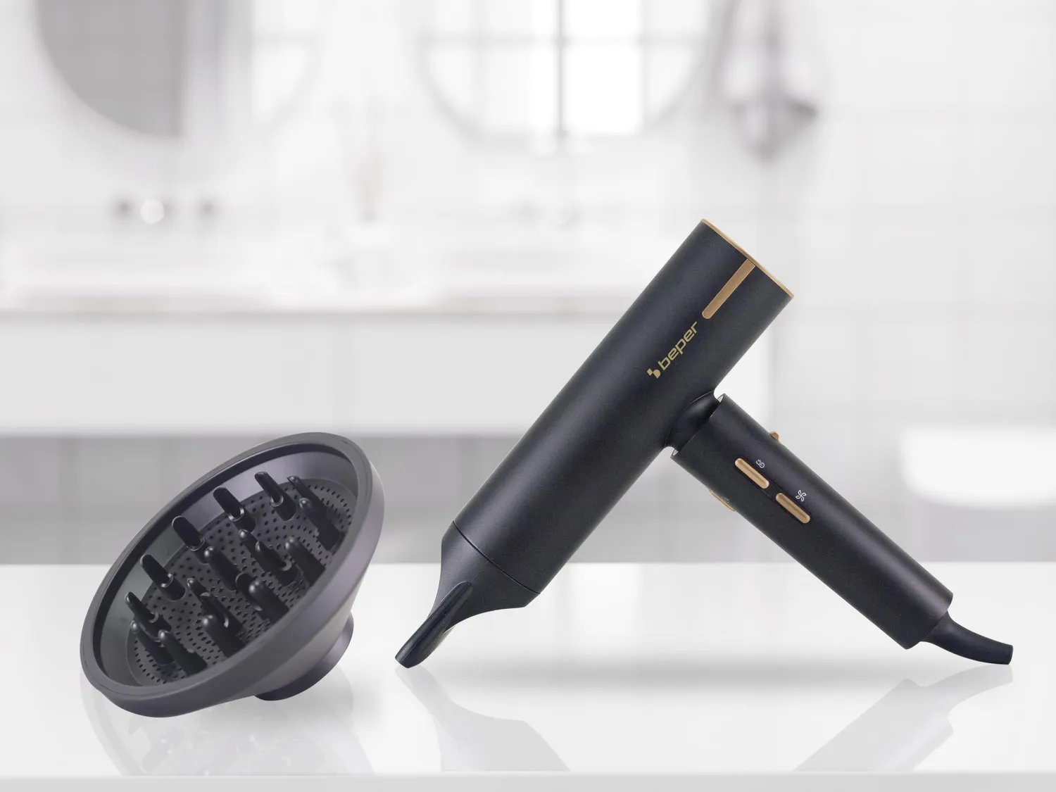 Beper P301ASC010 sèche-cheveux 1800W brushless noir