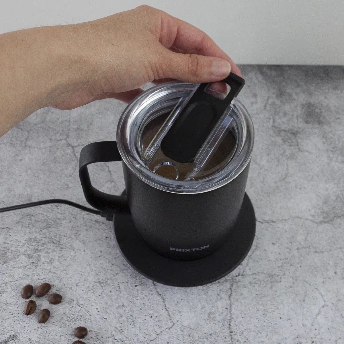 Prixton Tempo mug chauffant LED 4 températures