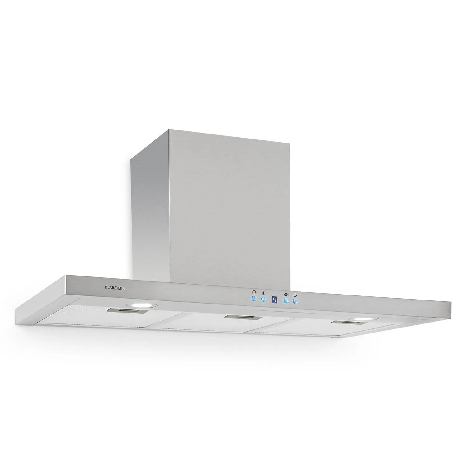 Klarstein RC90WS hotte murale 90 cm inox 637 m³/h