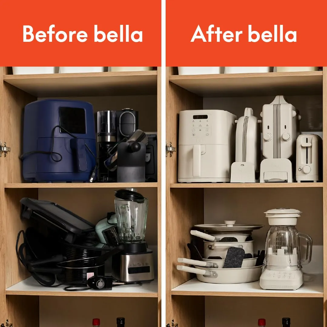 La Bella StoreMore batterie de cuisine 9 pièces noir céramique