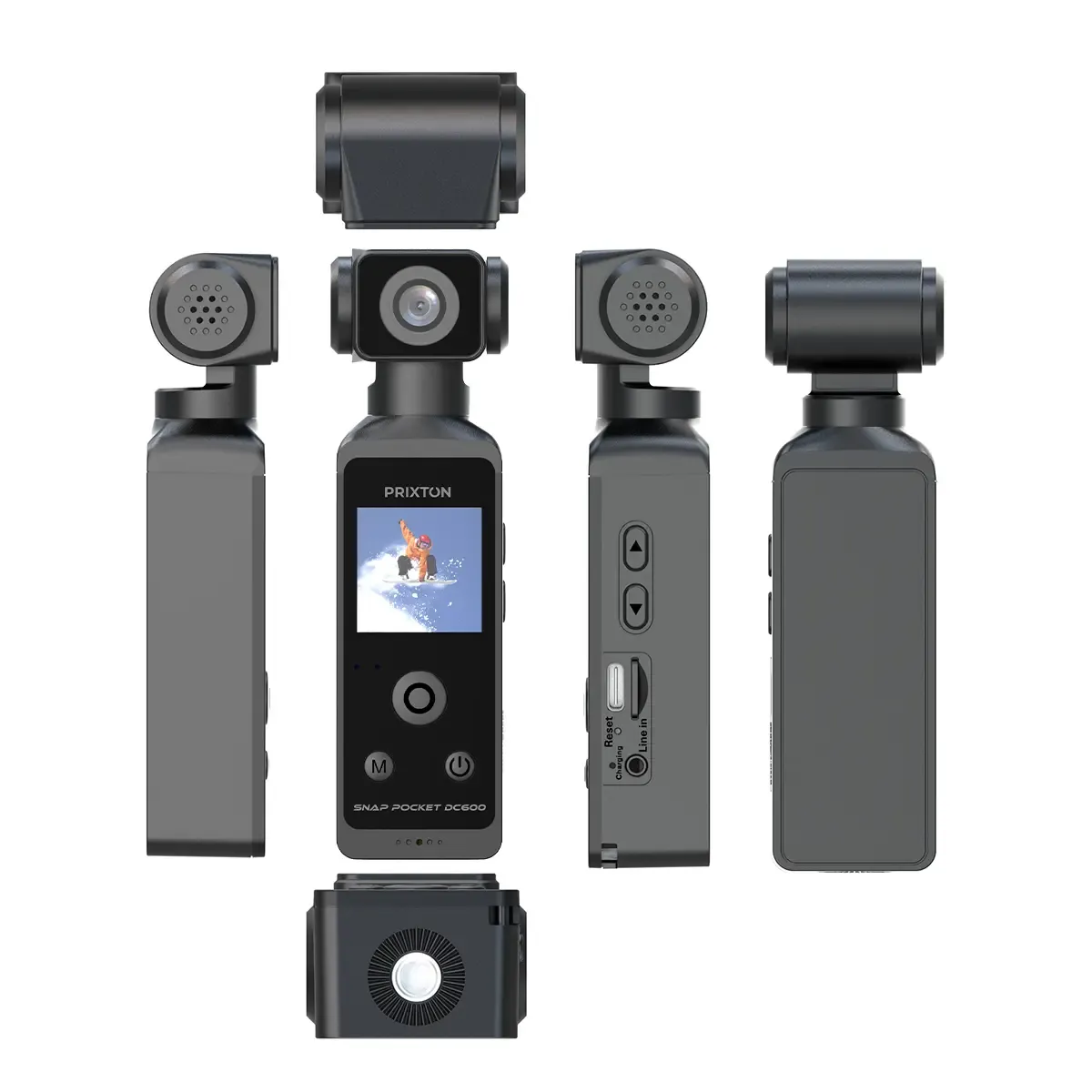 Prixton Snap Pocket DC600 caméra vlog 5K 50MP