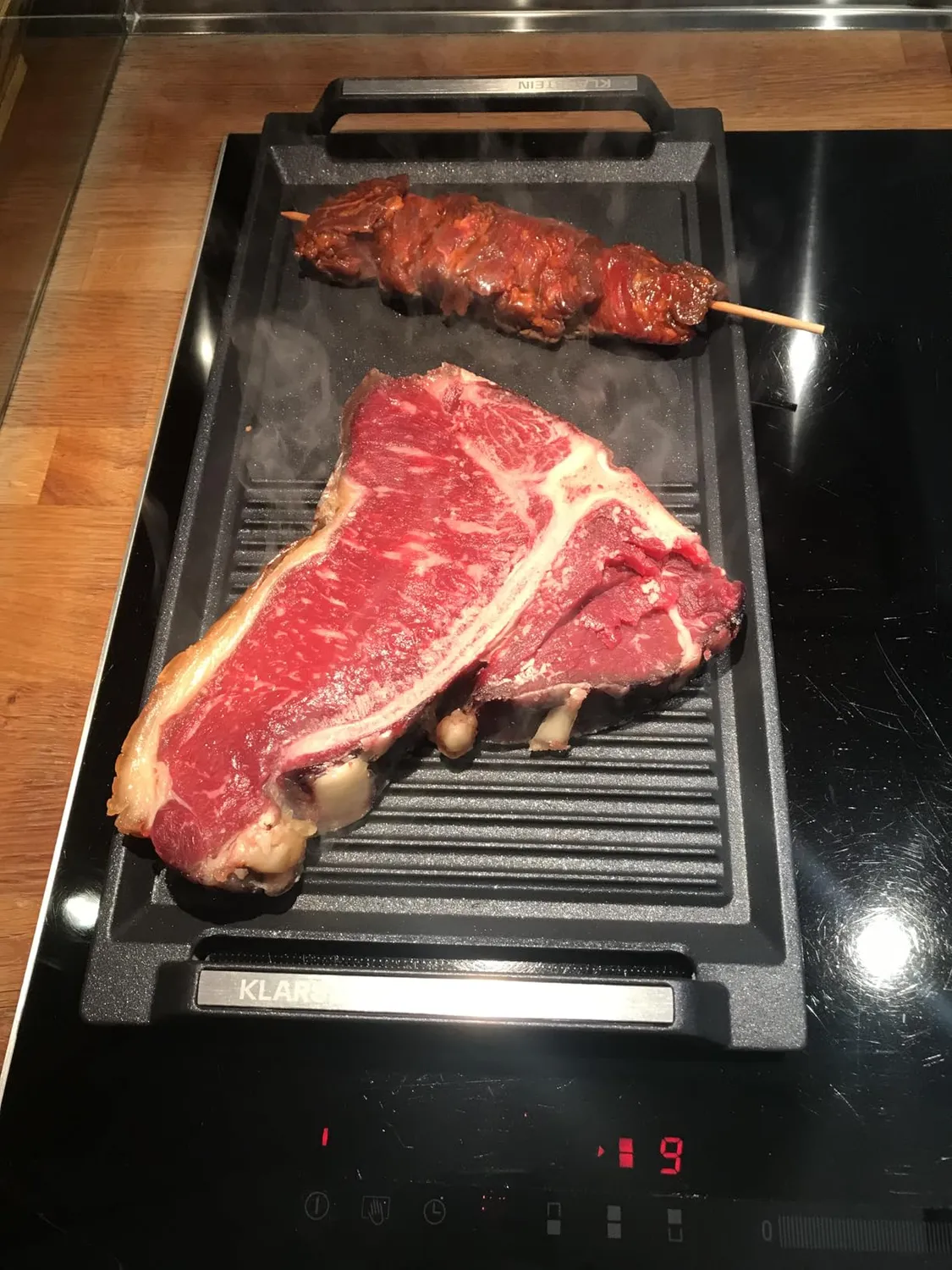 Klarstein Delicatessa plaque grill induction 43,5 x 23 cm antiadhésive