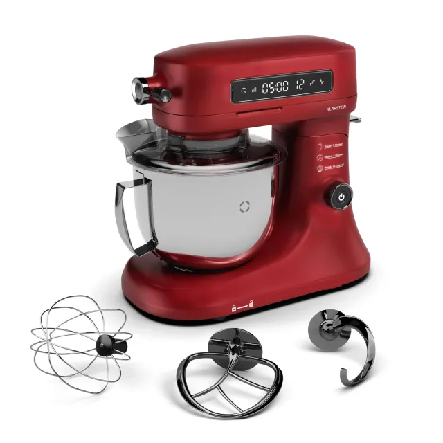 Klarstein Chiara robot de cuisine 5L rouge 1600W