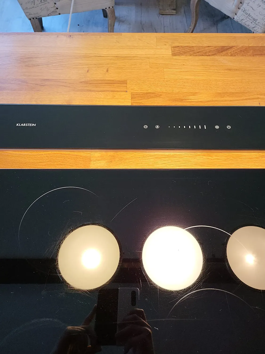 Klarstein Downdraft hotte 90 cm encastrable 507 m3/h