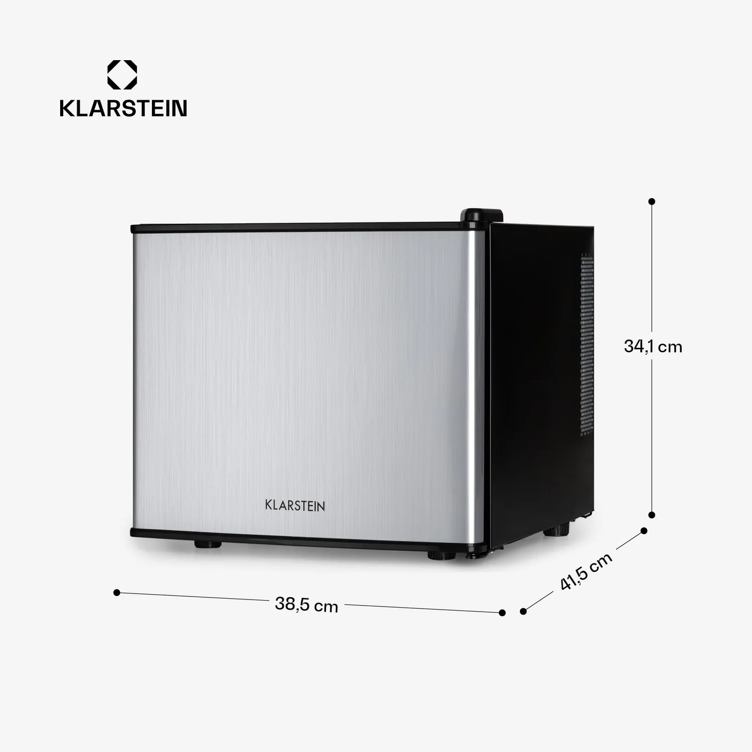 Klarstein mini frigo 17L argent silencieux 0-15°C