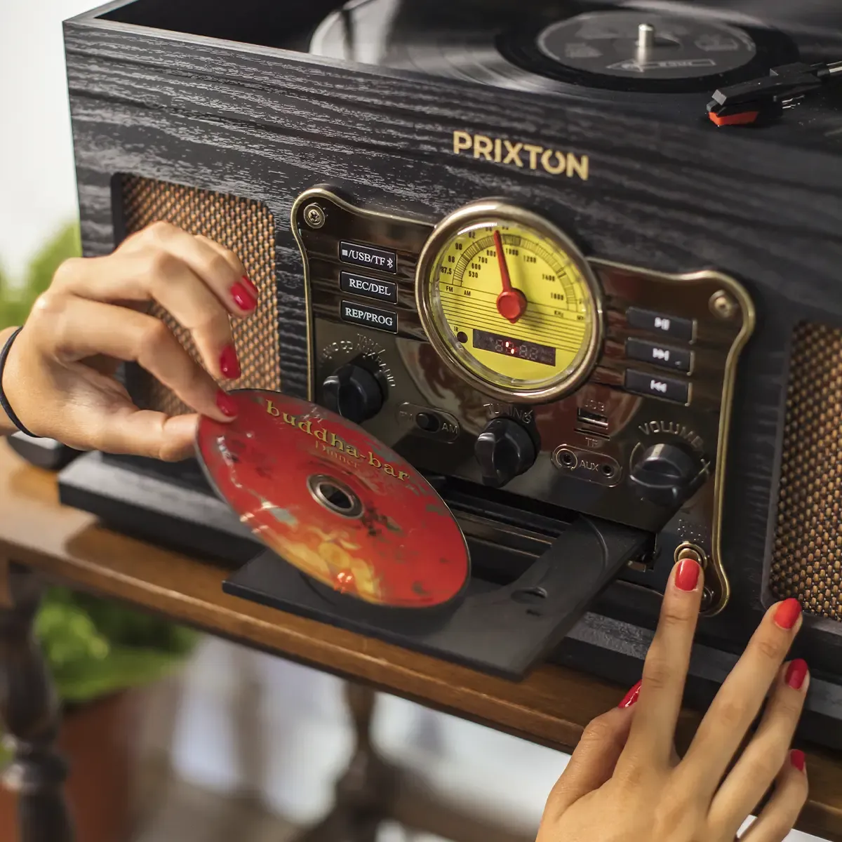 Prixton Century platine vinyle tout-en-un Bluetooth USB