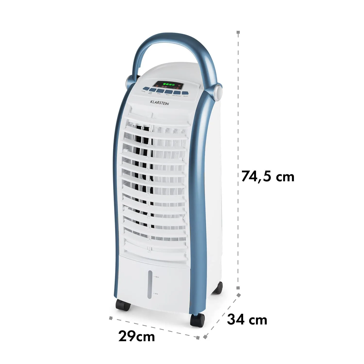 Klarstein Rafraichisseur Air 4 en 1 Climatiseur 6L Ioniseur