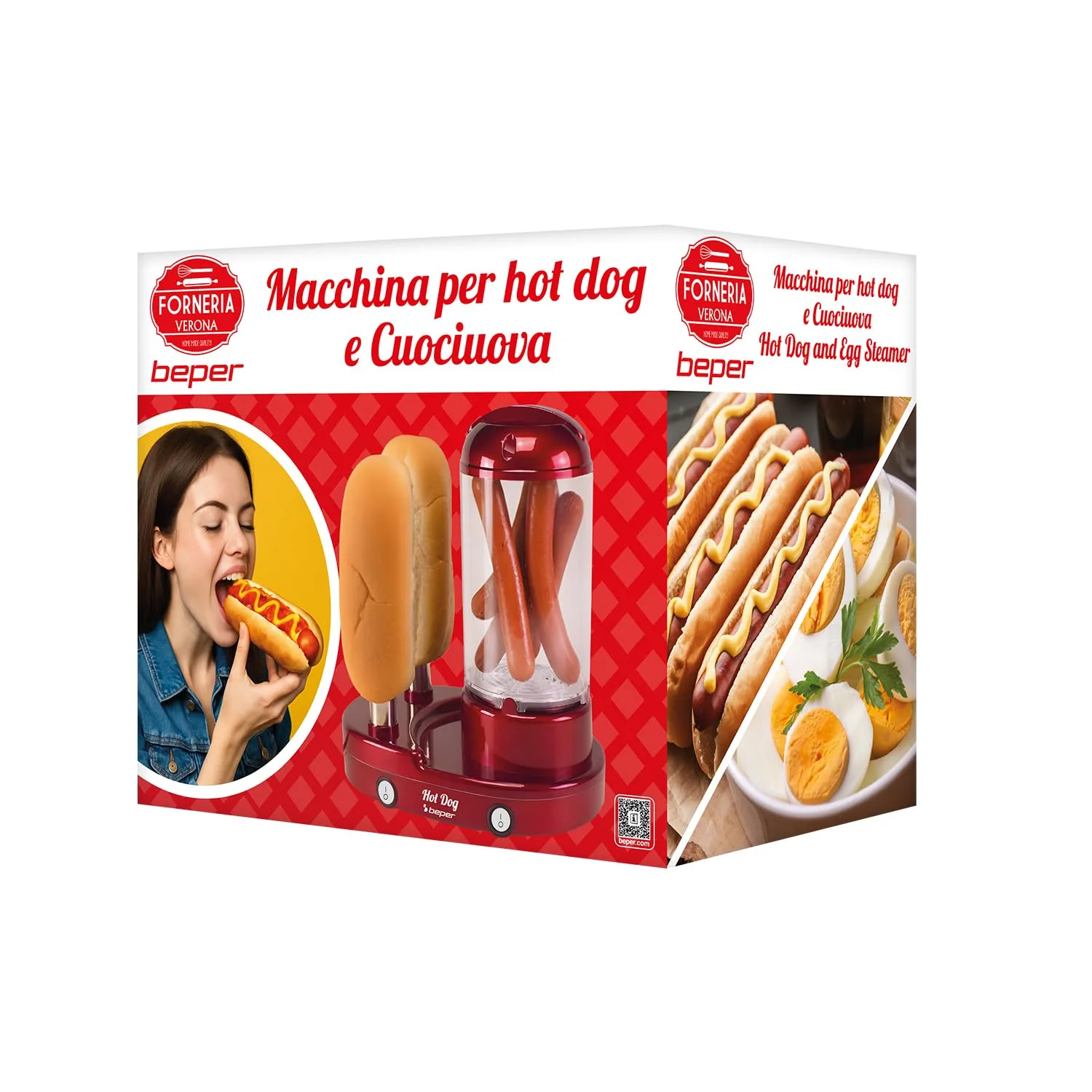 Beper P101CUD502 appareil hot-dog cuiseur œufs 440 W