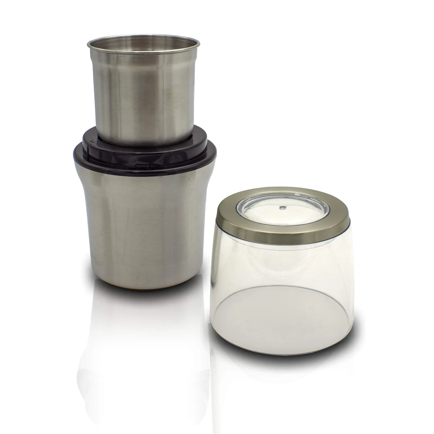MPM MMK-06M moulin à café électrique 2 x 70 g inox