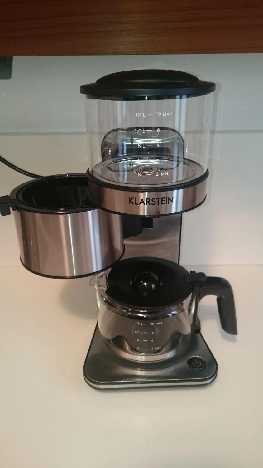Klarstein Soulmate cafetière filtre 1,25 L 10 tasses 1800 W