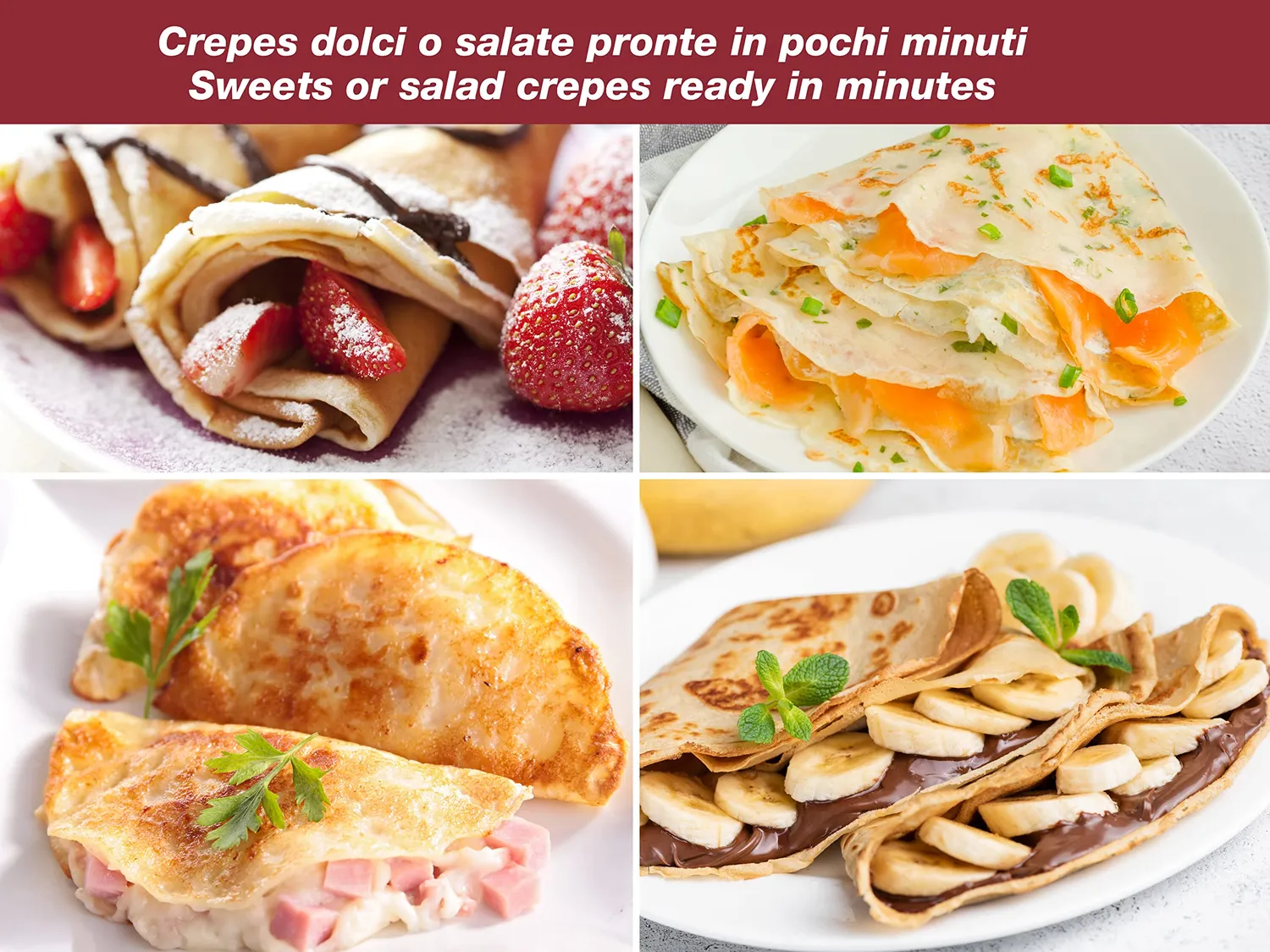 Beper BT.710Y crêpière électrique avec poignée 20 cm