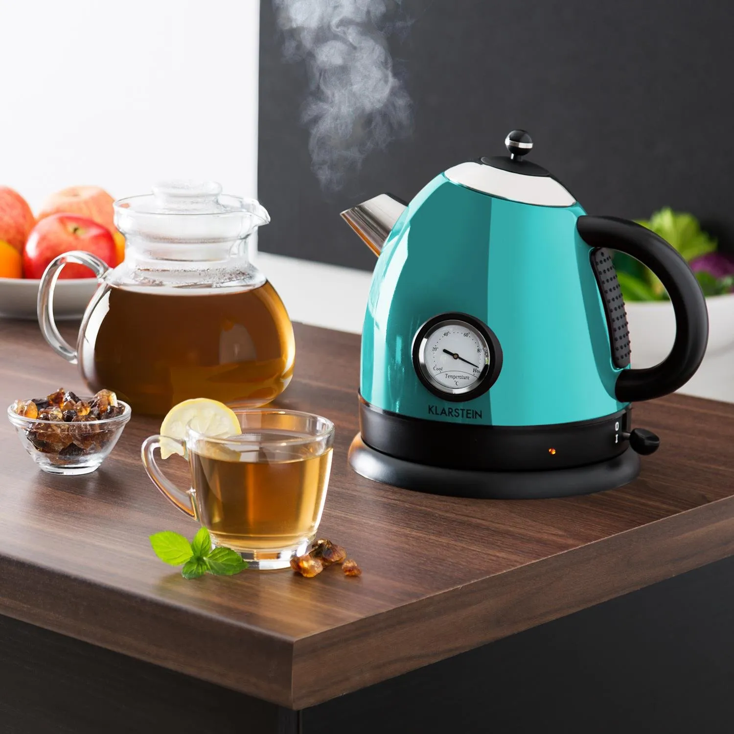 Klarstein Aquavita One bouilloire 1,7 L bleu 2200 W