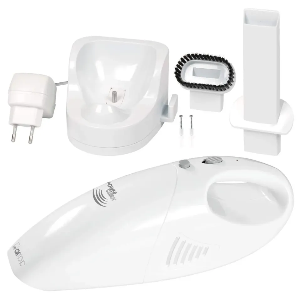 Clatronic AKS 827 aspirateur à main blanc rechargeable 15W