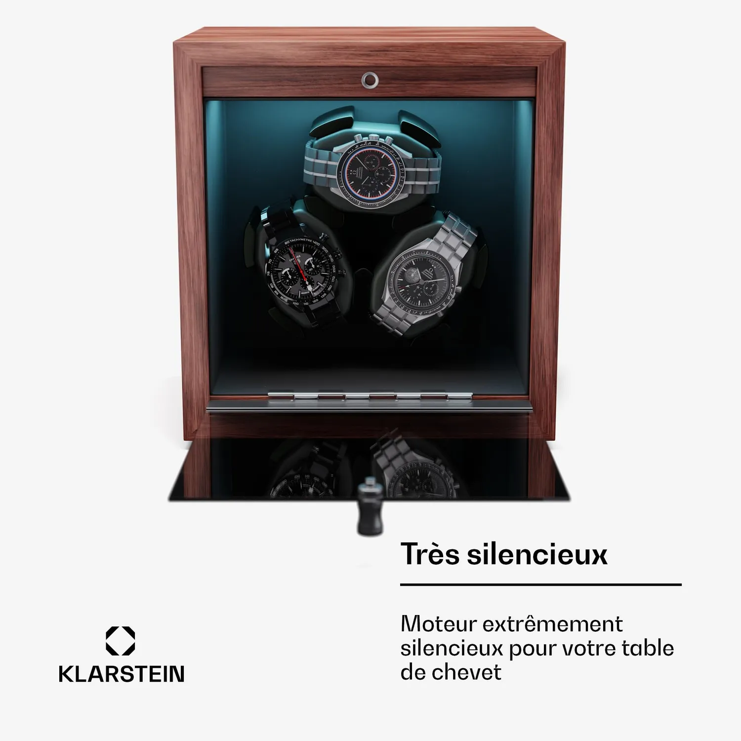 Klarstein remontoir montre automatique noir 1 montre