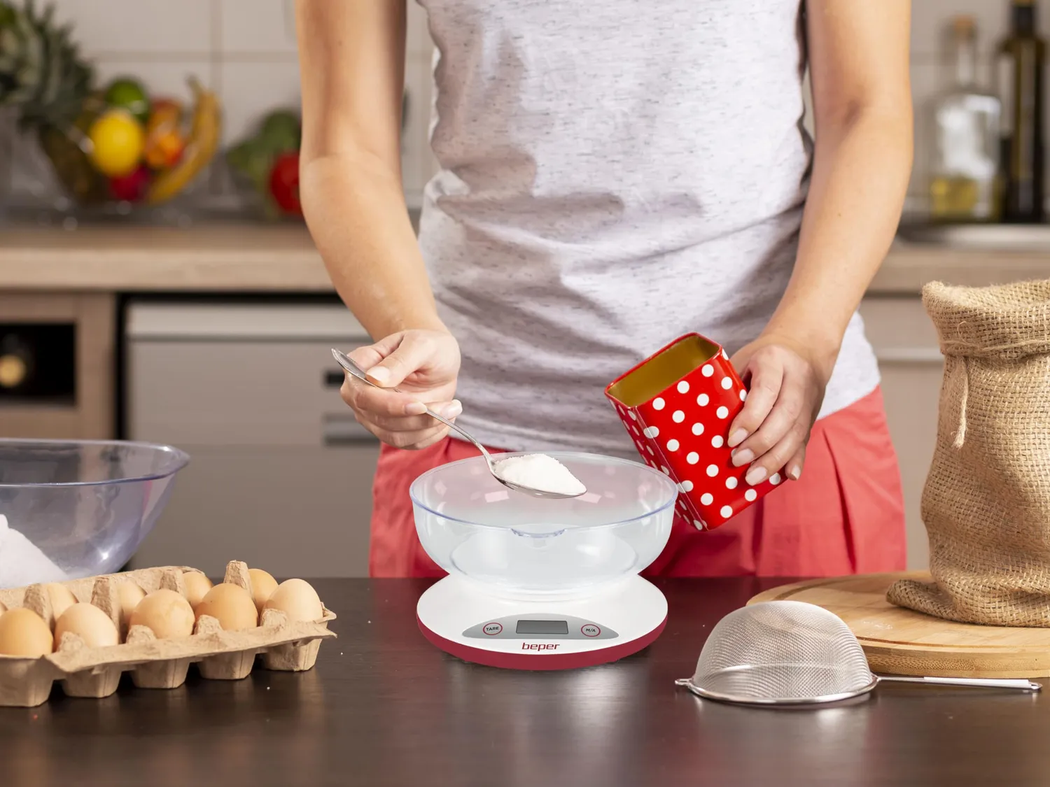 Beper BP.802 balance de cuisine 5kg bol amovible