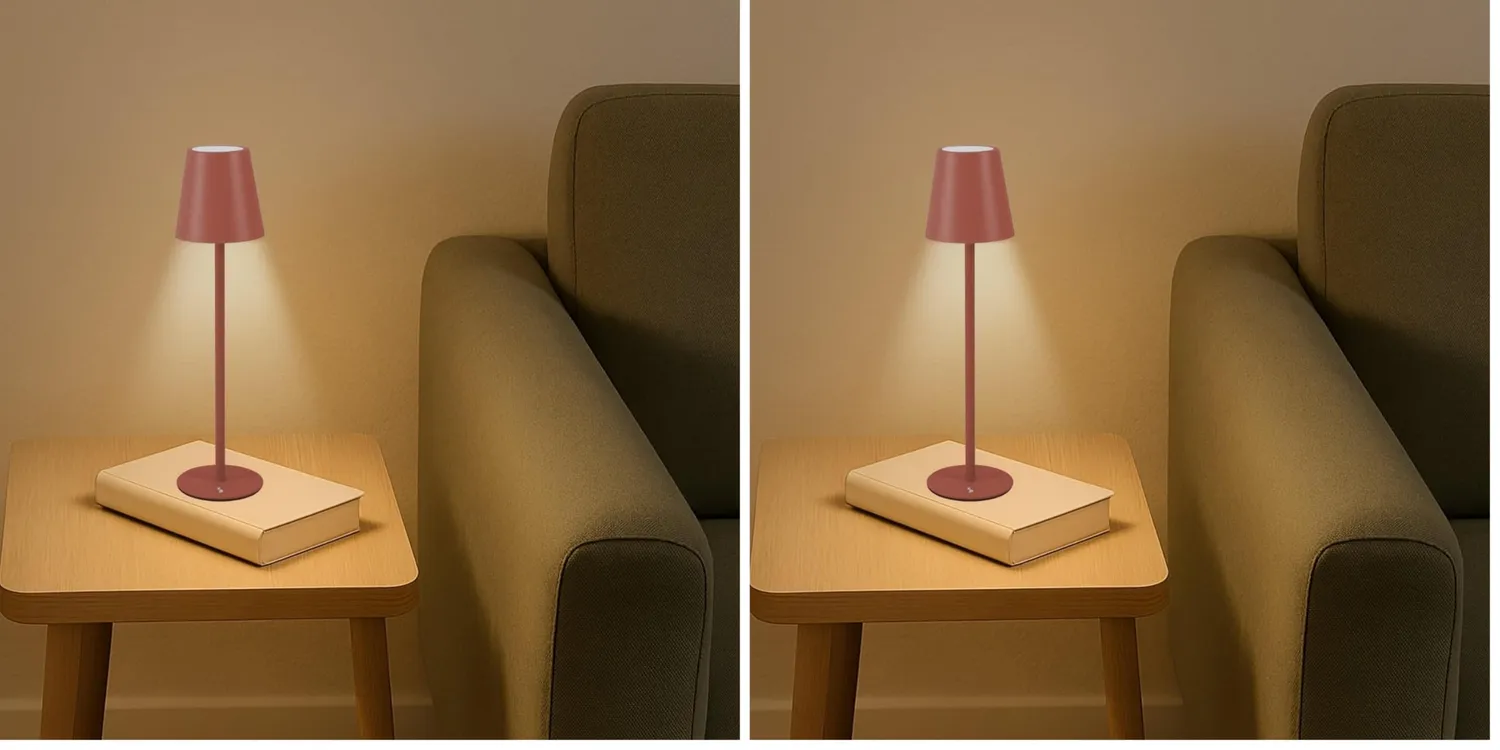 Beper P207ILI203 lampe table LED sauge 78 cm