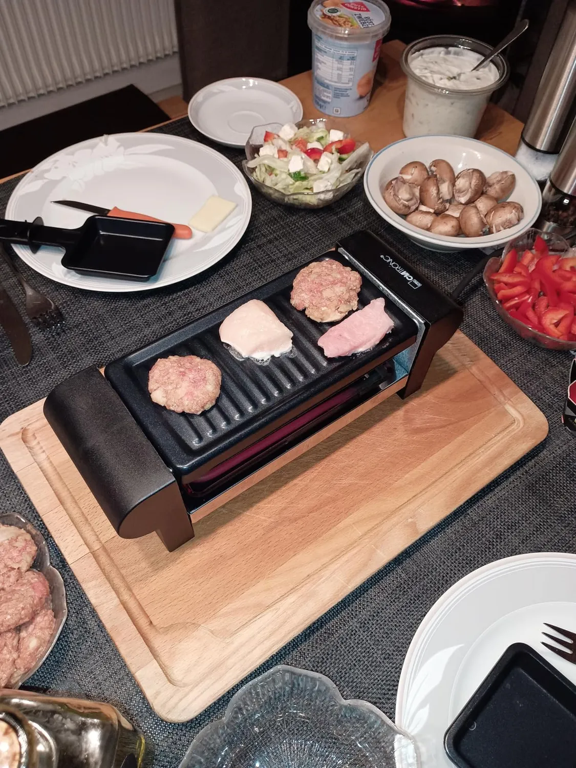 Clatronic RG 3592 appareil à raclette 2 personnes antiadhésif