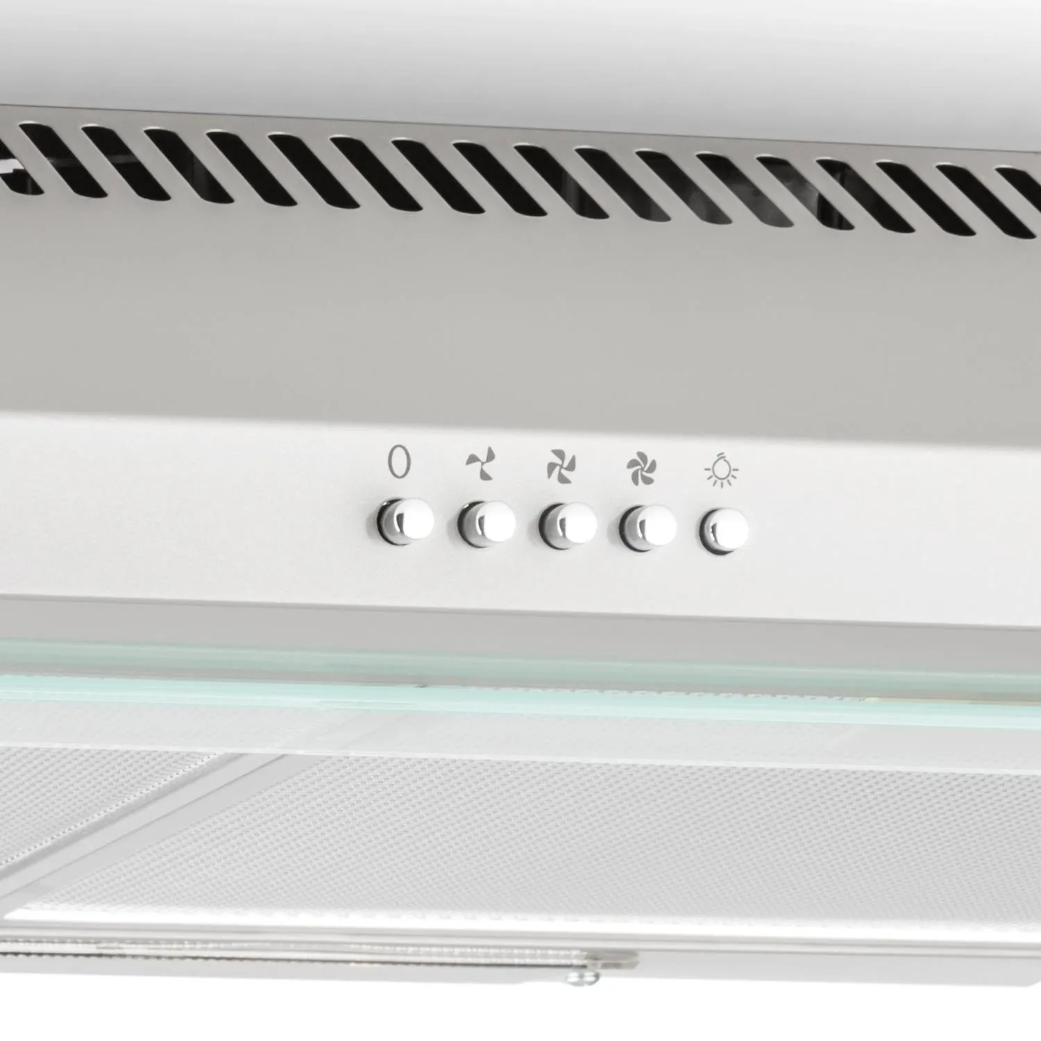 Klarstein Purista hotte aspirante 60 cm argent 190 m³/h