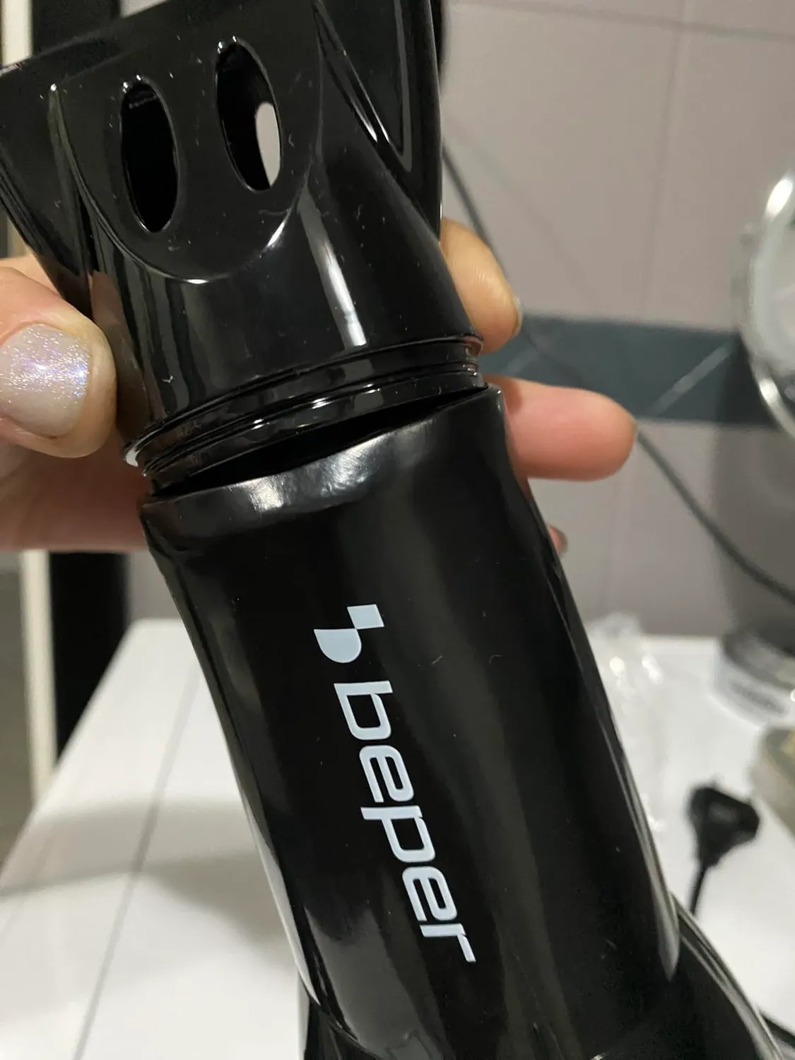 Beper 40.979 sèche-cheveux 2000 W noir diffuseur inclus