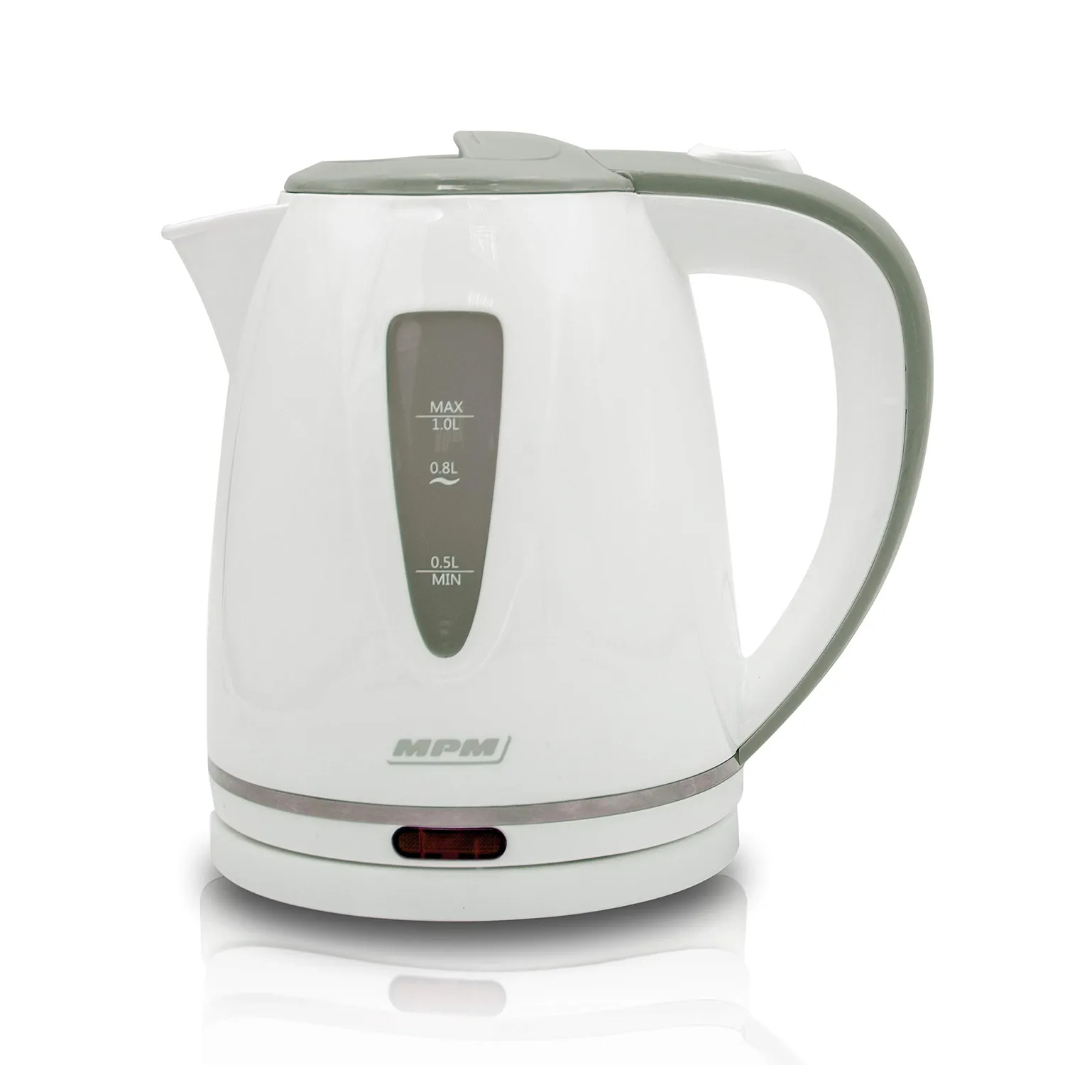 MPM MCZ-64 bouilloire électrique 1 L blanche sans fil