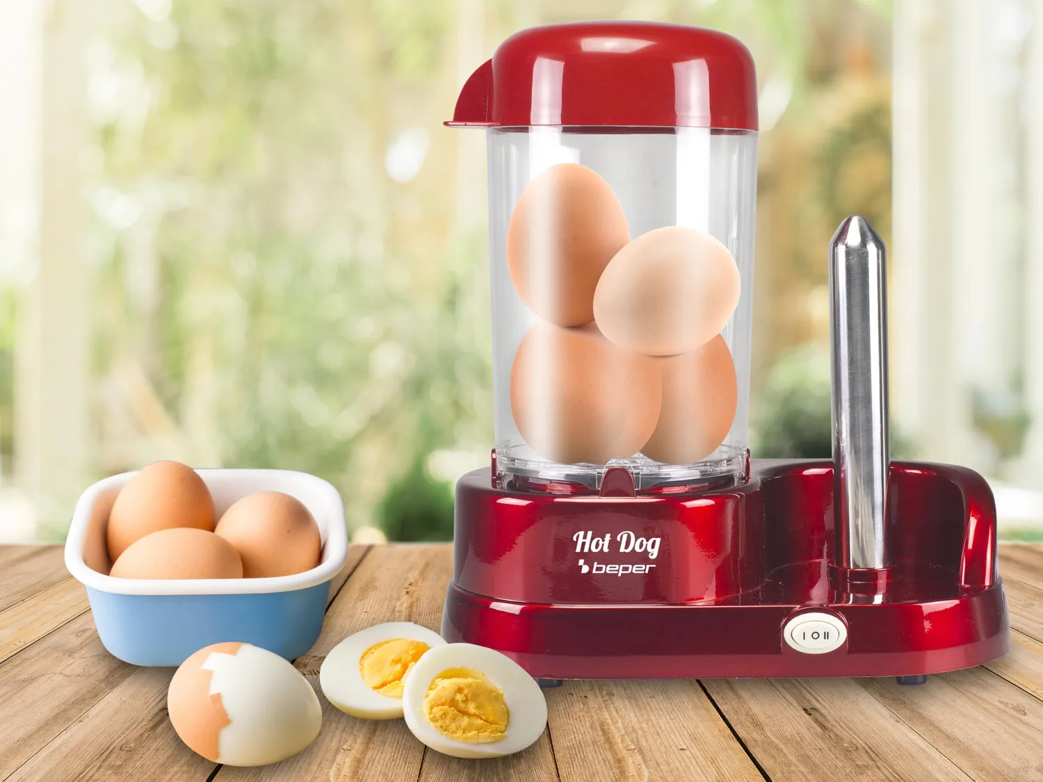 Beper P101CUD501 machine à hot-dogs vapeur 6 saucisses 350W