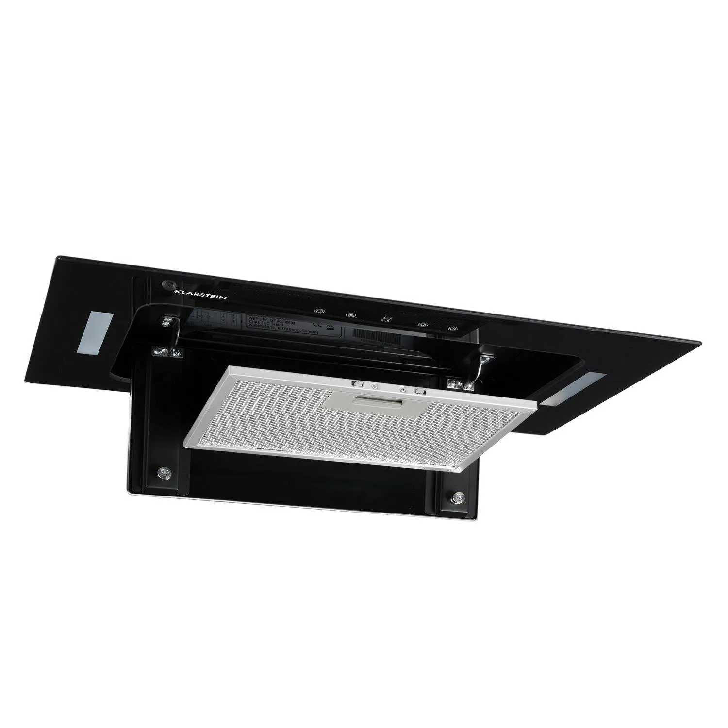 Klarstein Hektor SL hotte aspirante 60 cm noire 530 m³/h