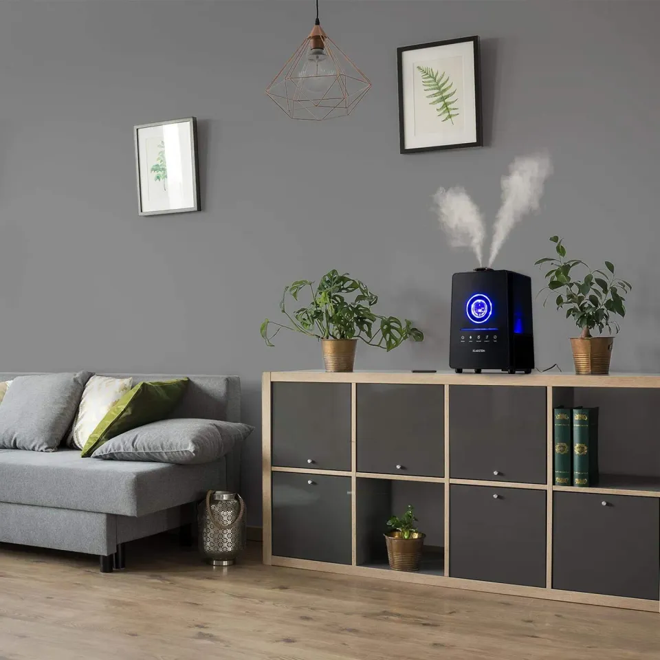 Klarstein Monaco humidificateur 6 L noir ioniseur