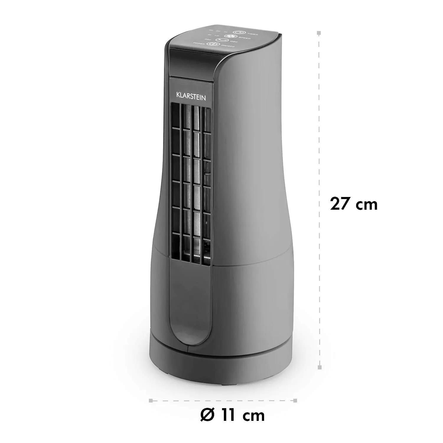 Klarstein Skyscraper Office ventilateur colonne anthracite 16W