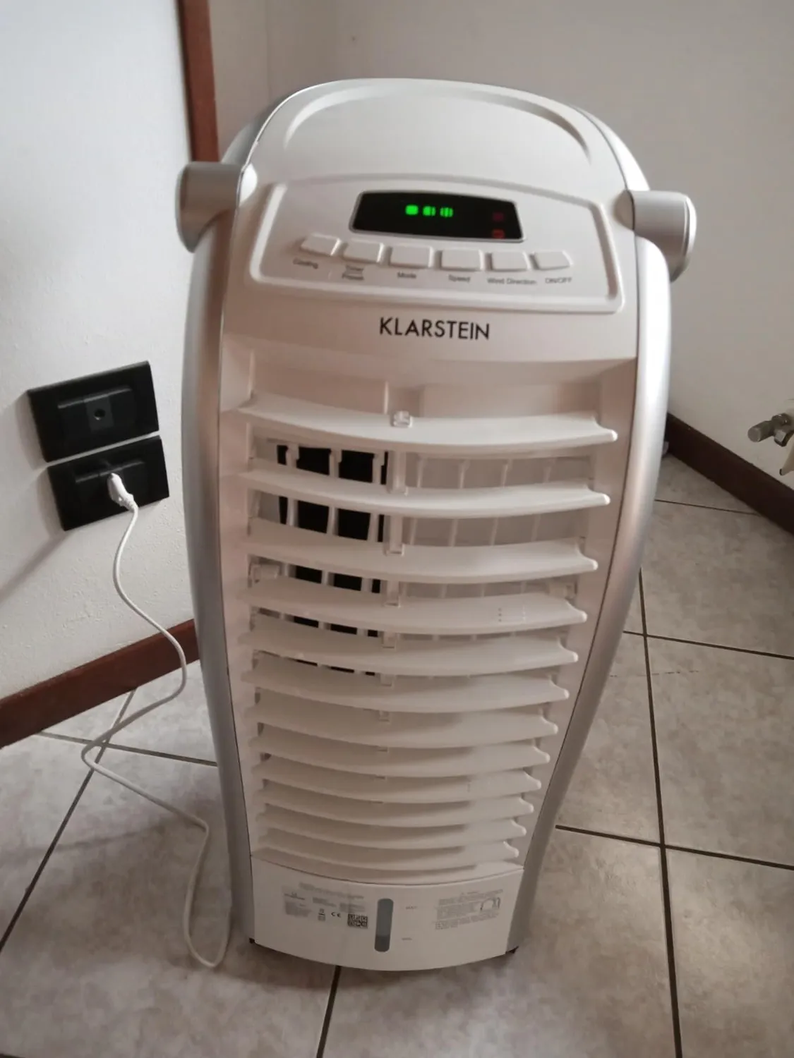 Klarstein Rafraichisseur Air 4 en 1 Climatiseur 6L Ioniseur