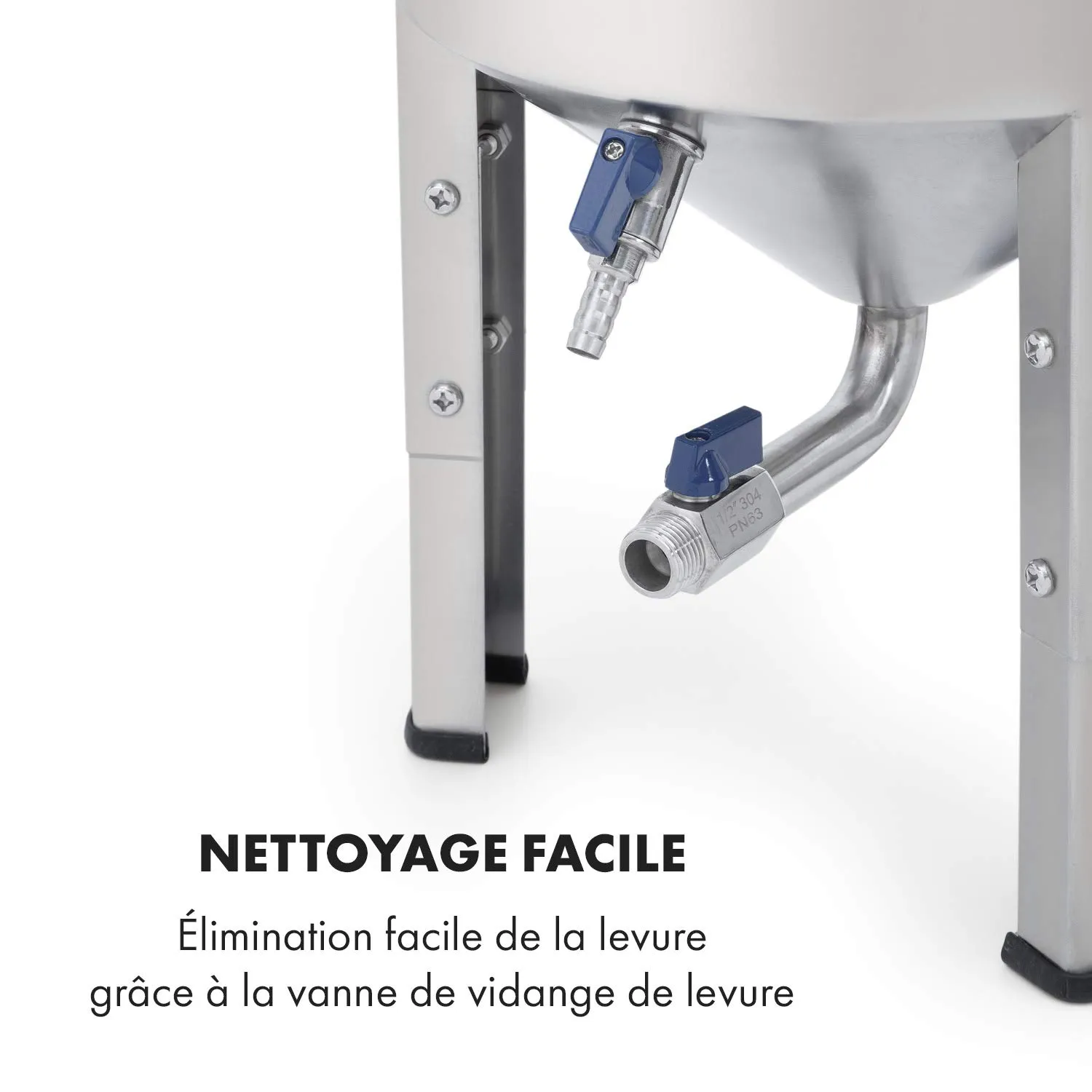 Klarstein Gärkeller Pro kit brassage 30 L inox conique