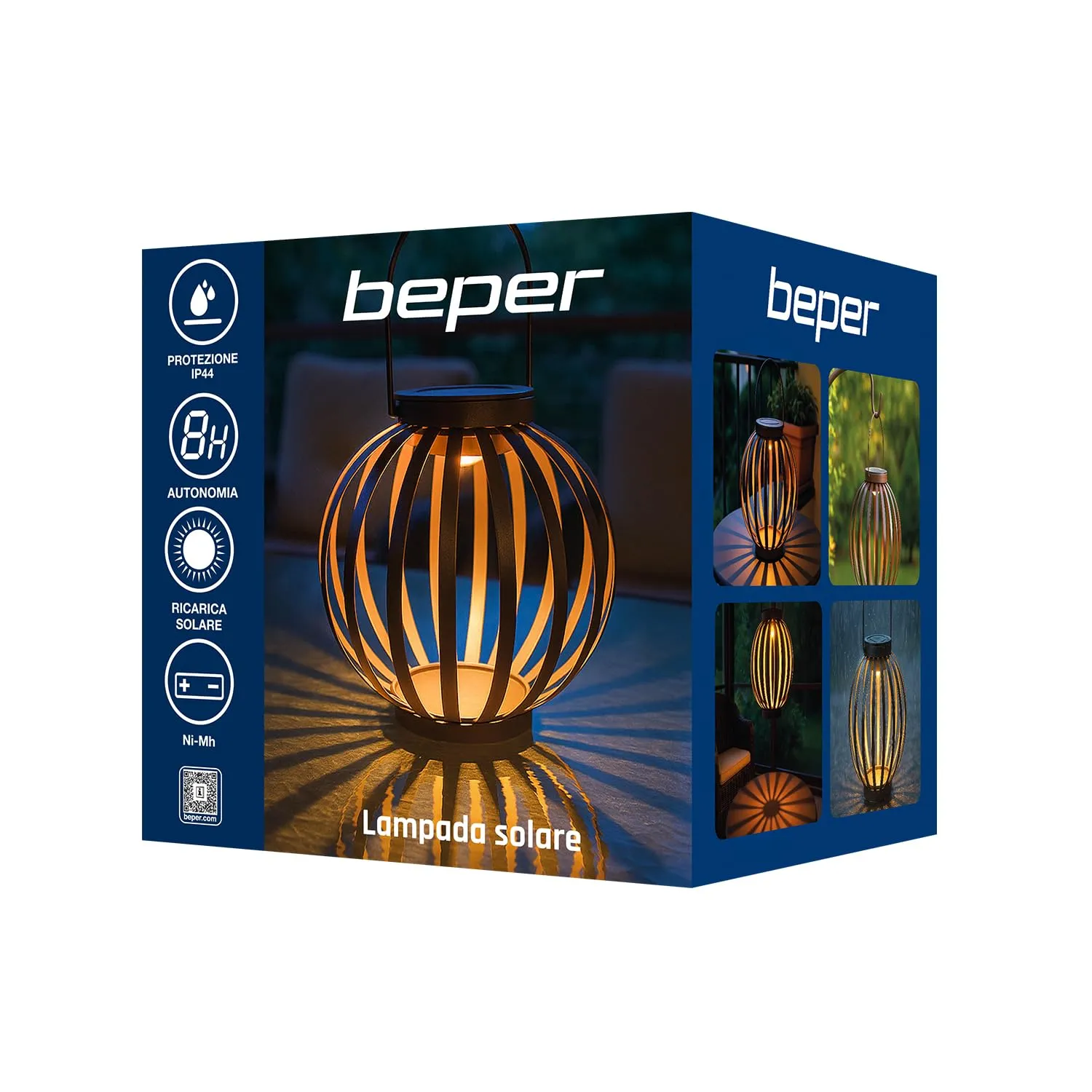 Beper Radia P207ILO301 lampe solaire jardin fer IP44