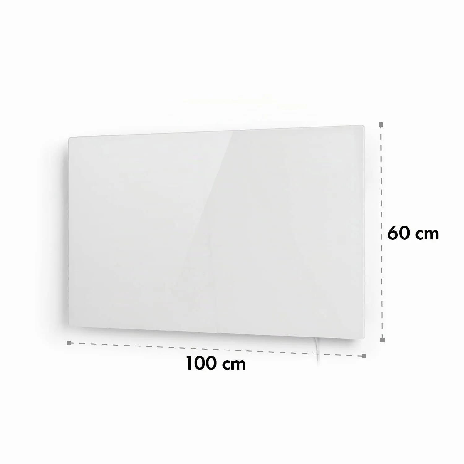 Klarstein Crystal Wall panneau infrarouge 600W blanc 100x60