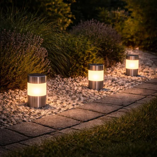 Beper lot 3 lampes solaires jardin piquet IP44