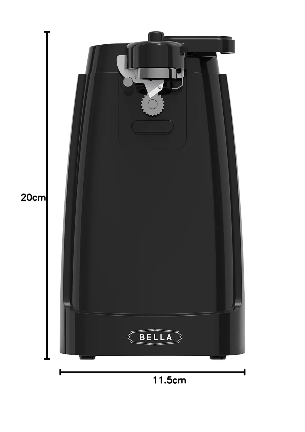 Bella ouvre-boîte électrique noir automatique