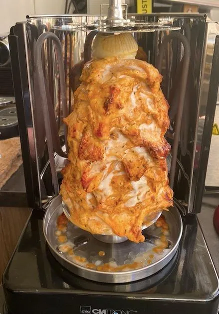 Clatronic DVG 3686 grill vertical kebab 1400 W