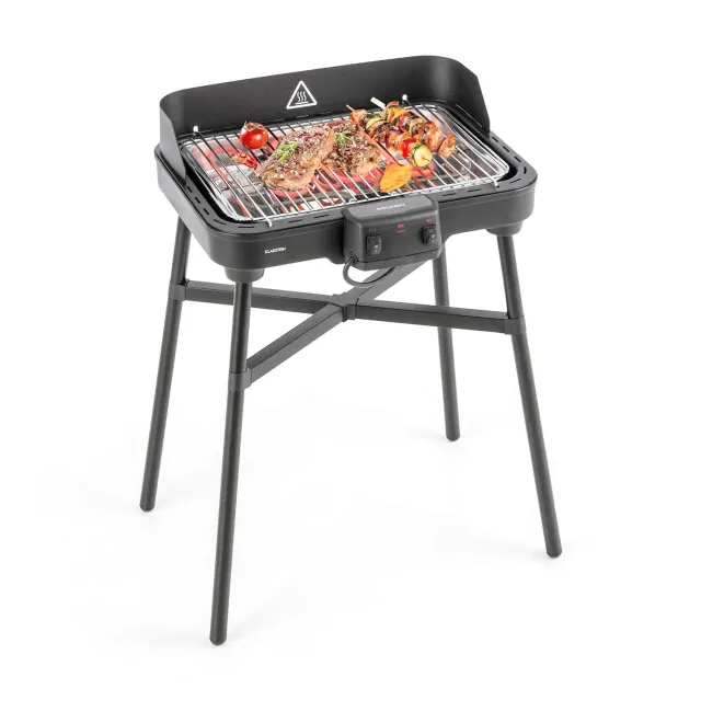 Klarstein Grillkern gril électrique de table anthracite 400°C