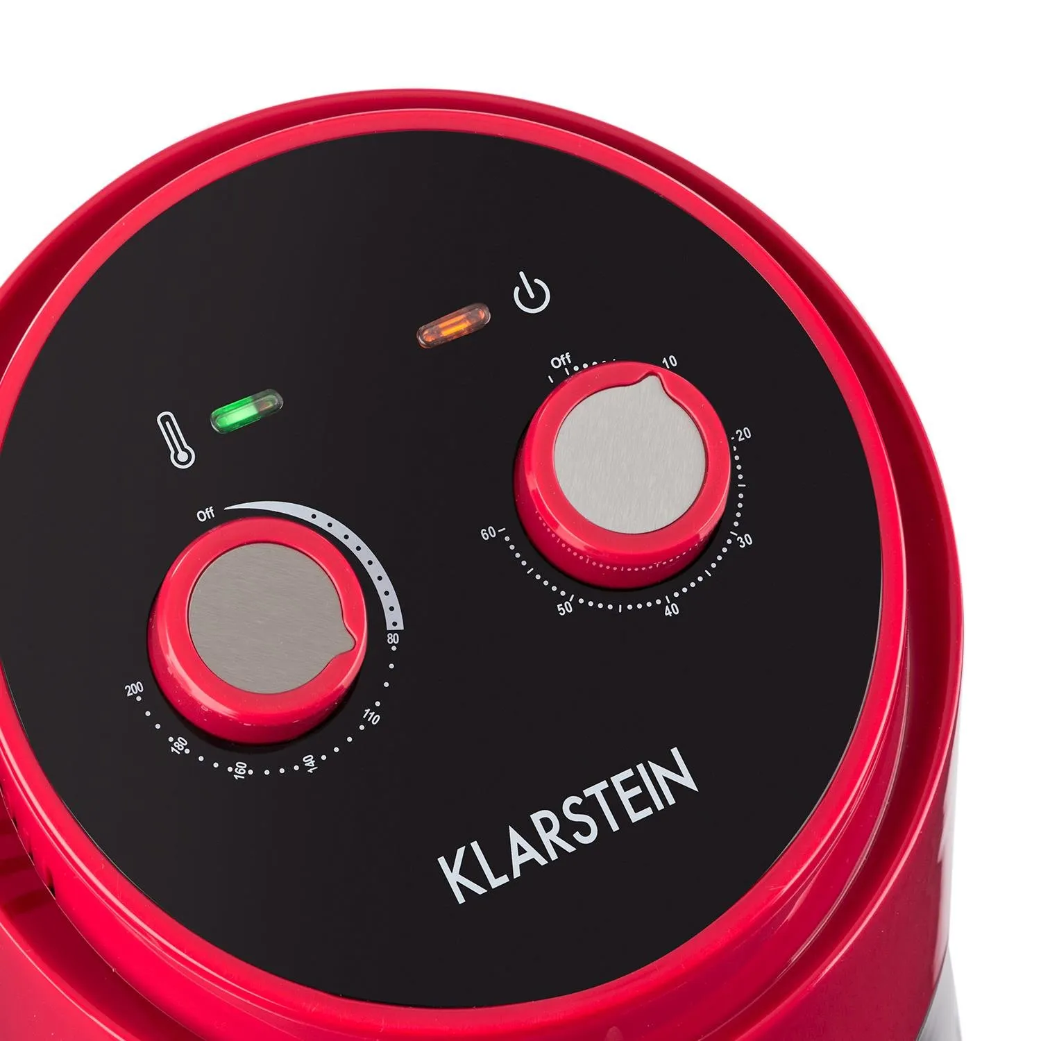 Klarstein Well Air Fry friteuse sans huile 1,5 L rouge 1230 W