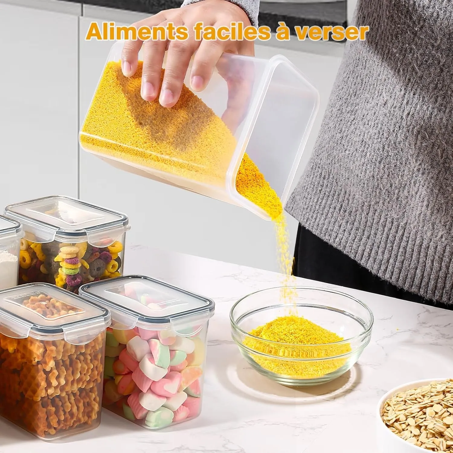 YASHE boîtes alimentaires hermétiques lot 20 sans BPA