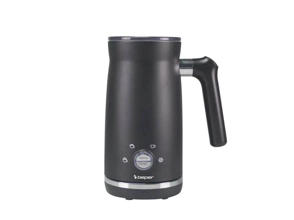 Beper P101CAF001 mousseur lait électrique 300 ml noir 4 fonctions
