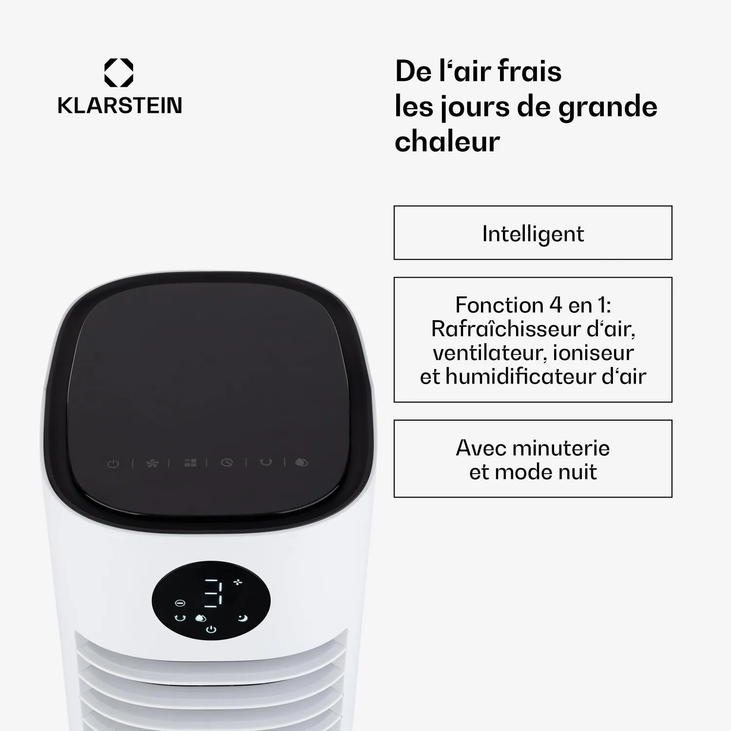 Klarstein Skytower Grand Smart rafraîchisseur 8L blanc