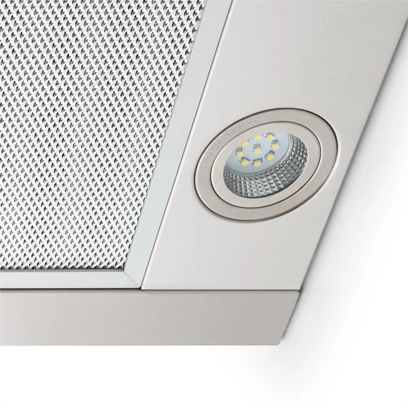 Klarstein Zelda hotte aspirante 60 cm argent 650 m3/h