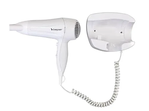Beper 40.490 sèche-cheveux mural blanc 2000 W