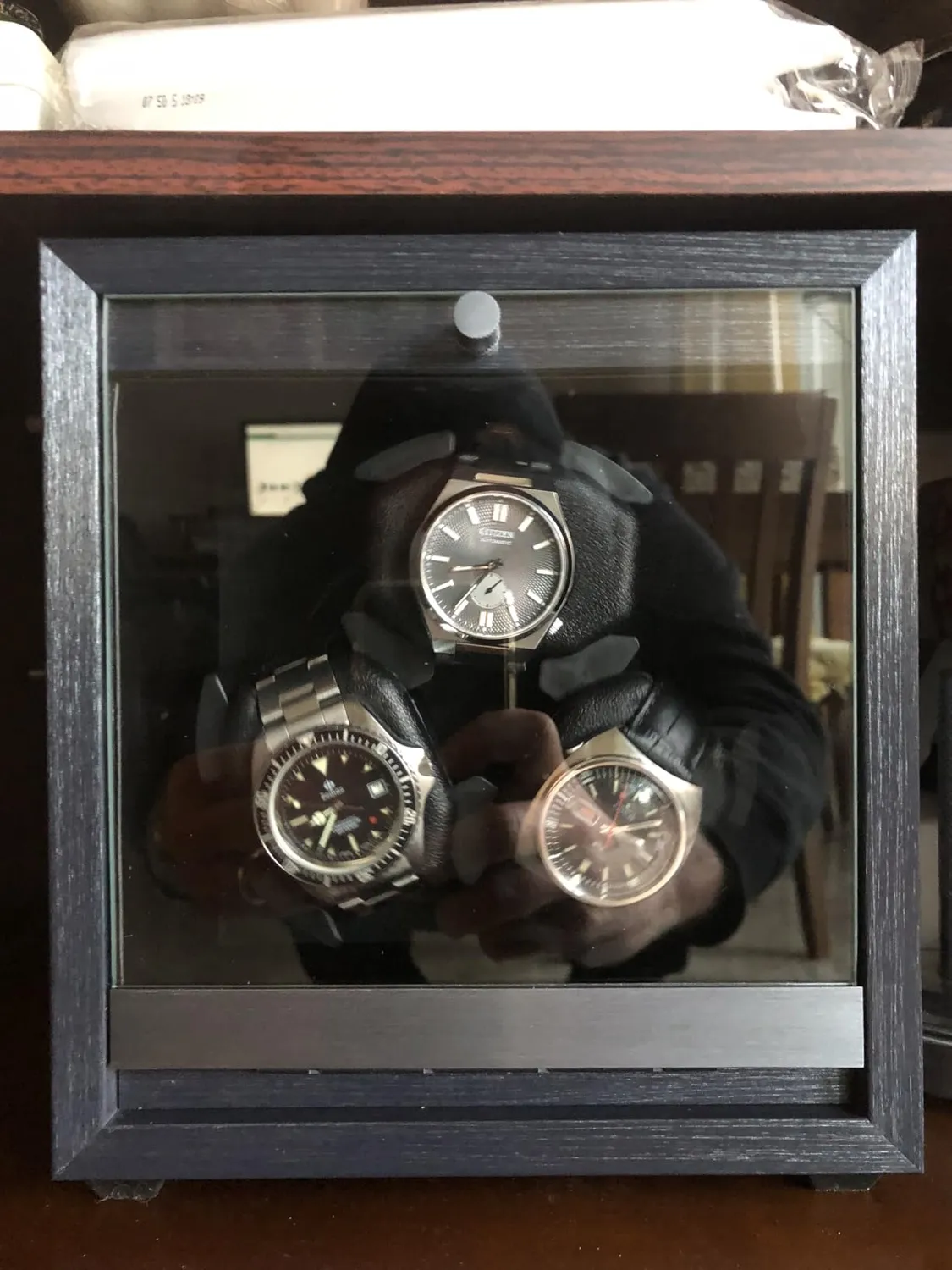 Klarstein remontoir montre automatique noir 1 montre