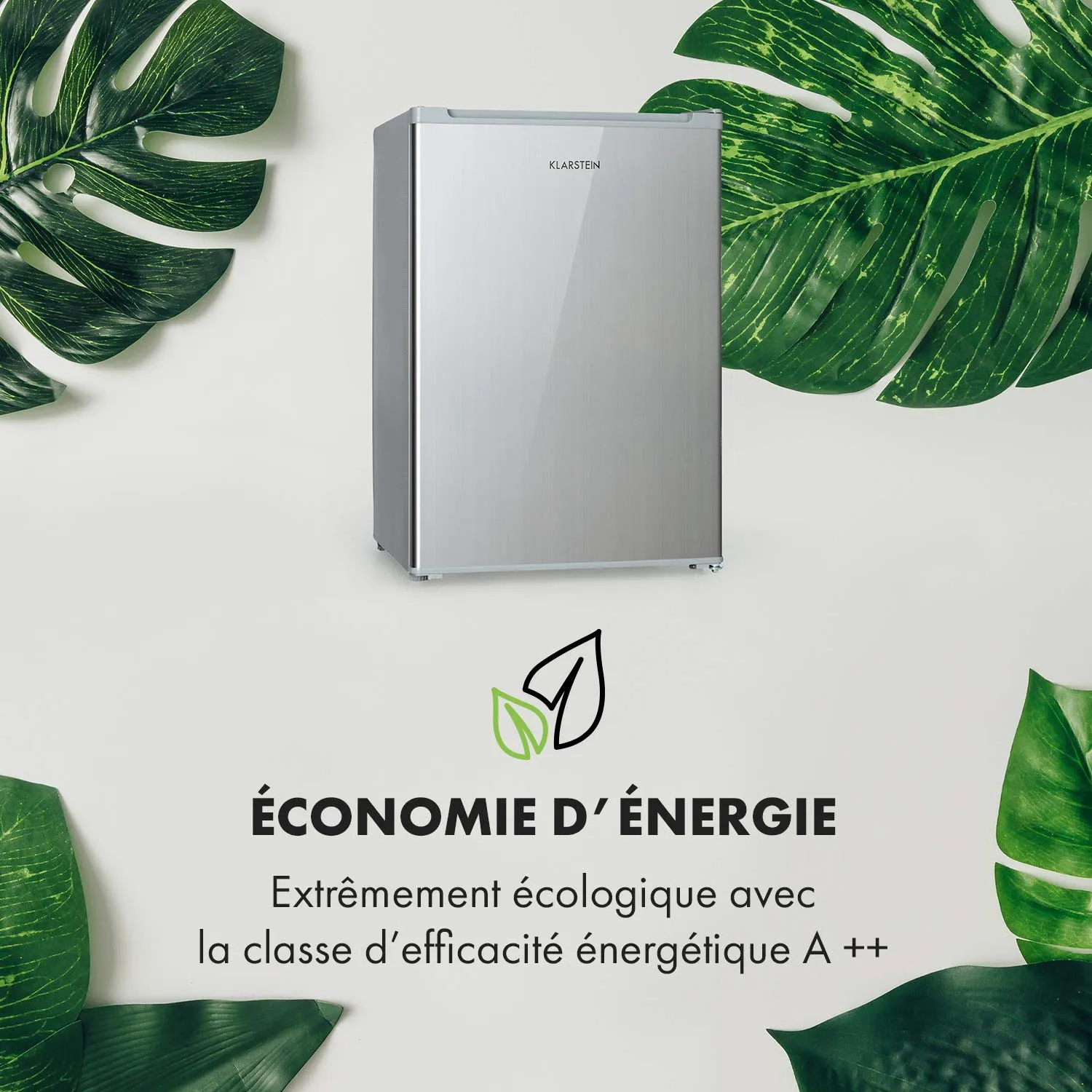 Klarstein Delaware réfrigérateur 76 L argent