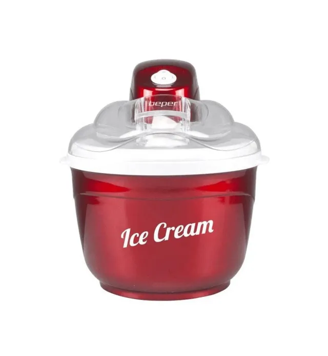 Beper P102GEL001 sorbetière automatique rouge 1,5L