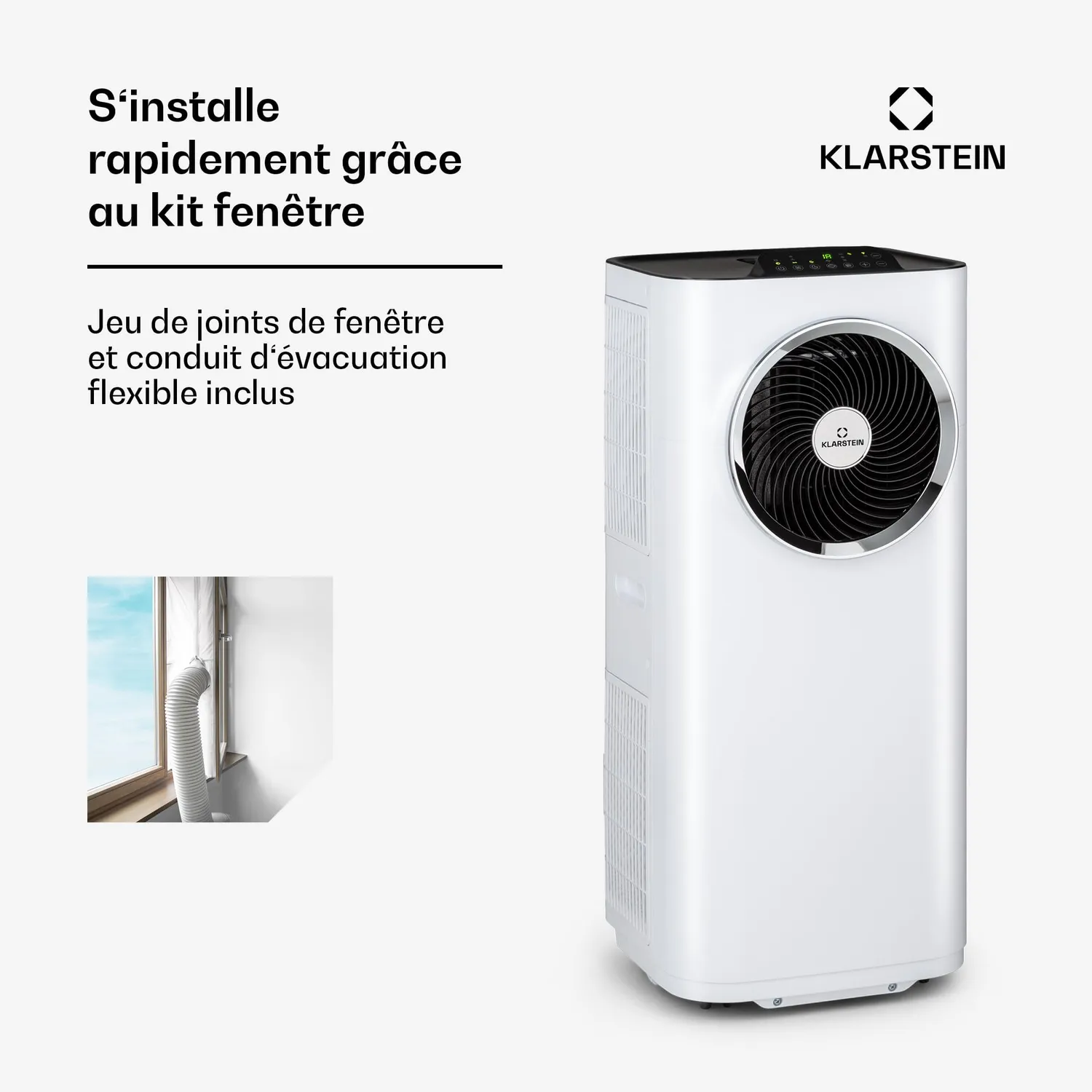 Klarstein Kraftwerk Eco Smart 11 clim mobile blanc 11500