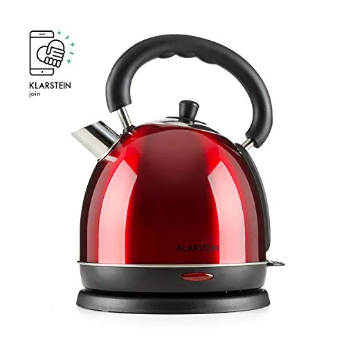 Klarstein Teatime théière électrique 1,8 L rouge