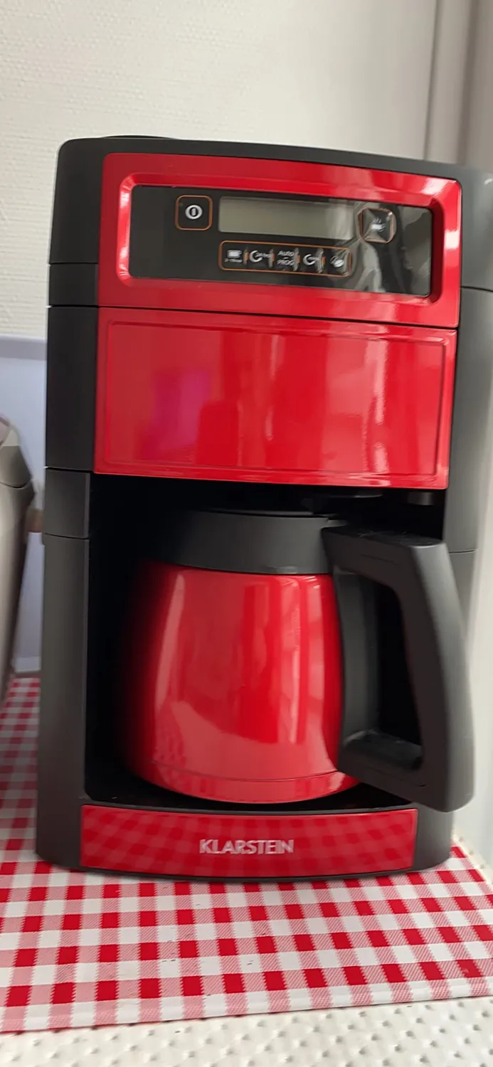 Klarstein machine à café grain 10 tasses 1,25 L
